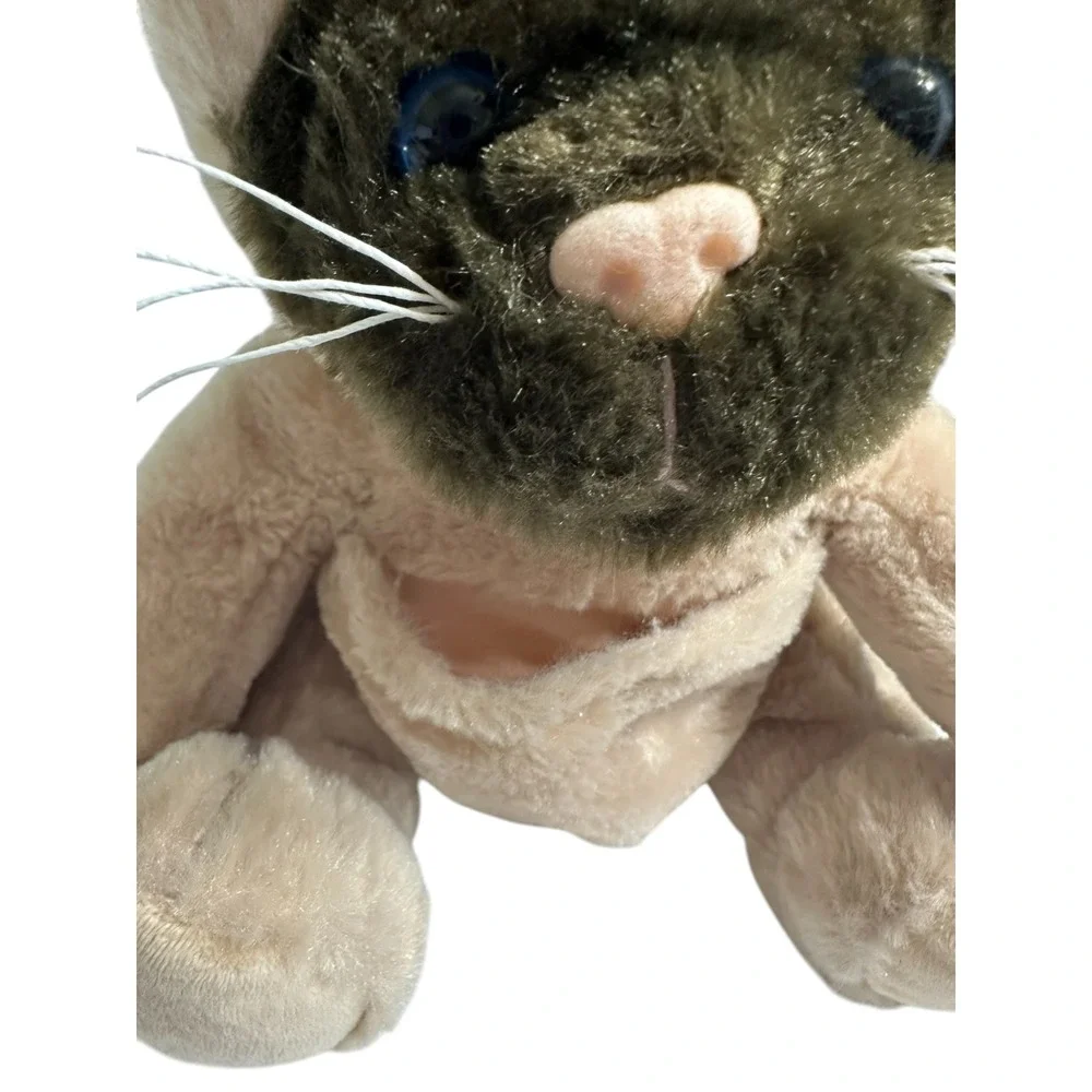 Fun Stuff Siamese Cat Plush Stuffed Animal Front Pocket Sitting 10